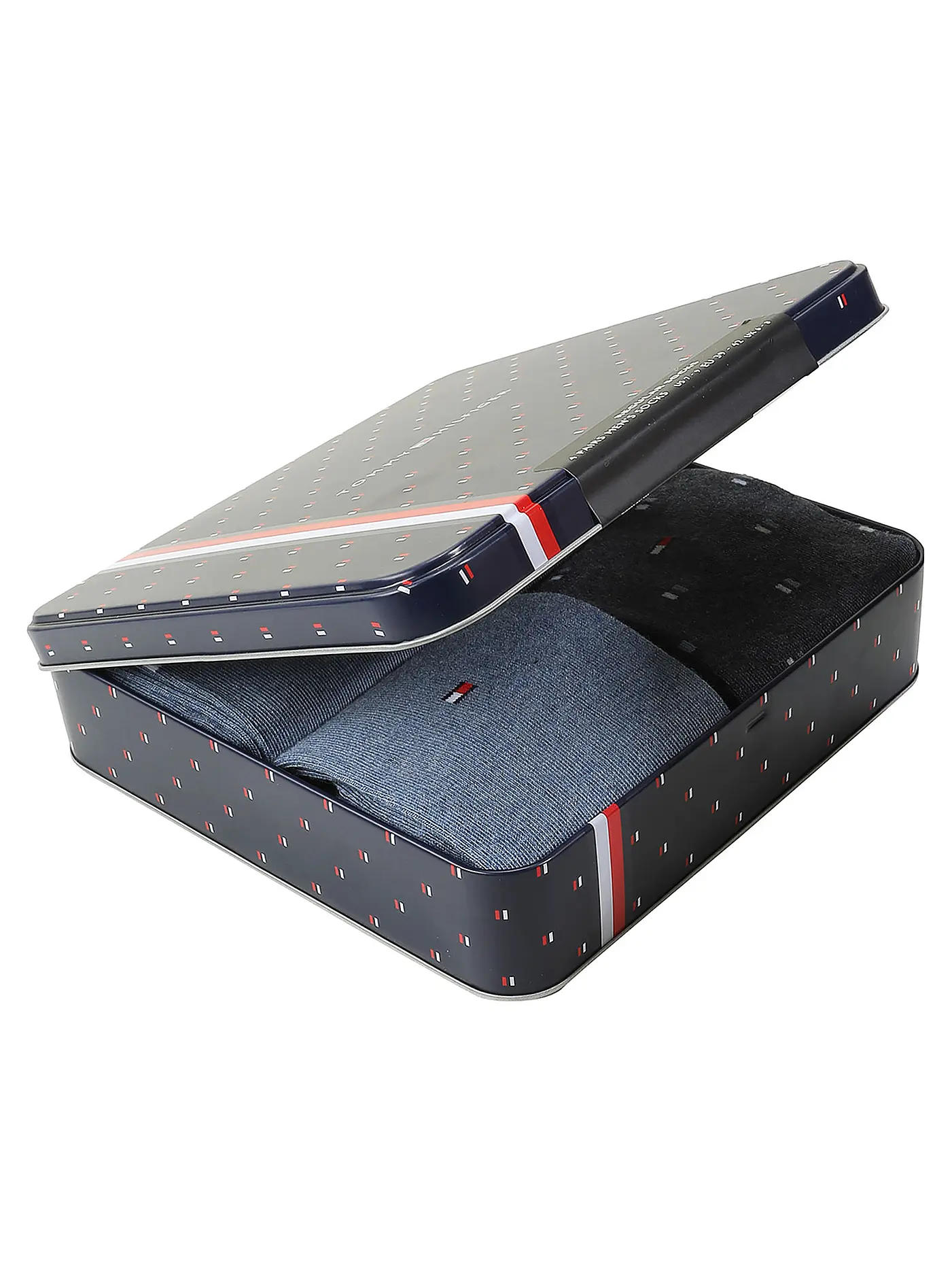 TOMMY HILFIGER | Geschenkbox Socken 4-er Pkg. black | blau